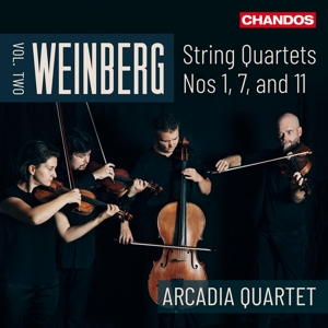 Arcadia Quartet – Weinberg String Quartets Nos. 1, 7 &