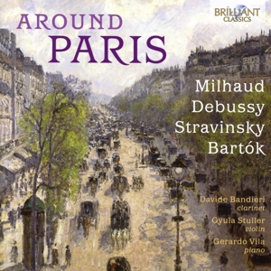 Davide Bandieri – Around Paris: Milhaud, Debussy, Stravinsky, Bartok