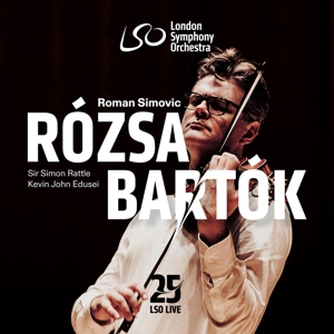 Simovic, Roman & London Symphony Orchestra & Simon Rattle – Rozsa & Bartok: Violin Concertos