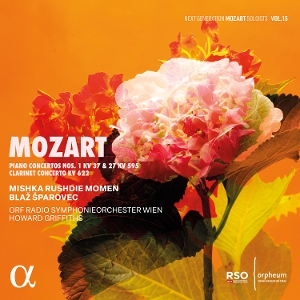 Rushdie Momen, Mishka – Mozart: Piano Concertos Nos. 1, Kv 37 & 27, Kv 595, Clarinet Concerto, Kv 622