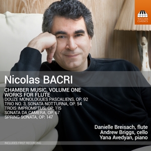 Breisach, Danielle – Nicolas Bacri: Chamber Music, Volume One - Works For Flute