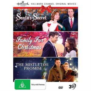 Movie – Hallmark Christmas Collection 10: Santa's Secret (Aka Christmas At Cartwrights) / Family For Christmas / the Mistletoe Promise