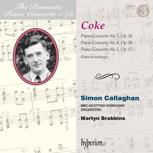 Callaghan, Simon & Bbc Scottish Symphony Orchestra – Coke: Piano Concertos Nos. 3, 4 & 5 (Hyperion Roma