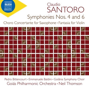 Baldini, Emmanuele – Santoro: Symphony No. 4 & 6; Choro Concertante For Saxophone; Fantasia For Violin & Orchestra