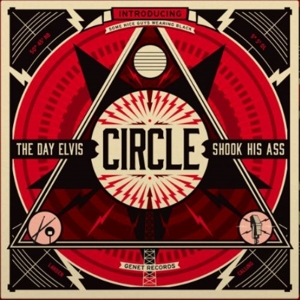 Circle – The Day Elvis (Clear Blue/Orange/Black Swirled)