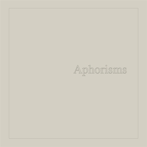Lambkin, Graham – Aphorisms