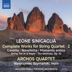 Archos Quartet – Leone Sinigaglia: Complete Works For String Quartet 2
