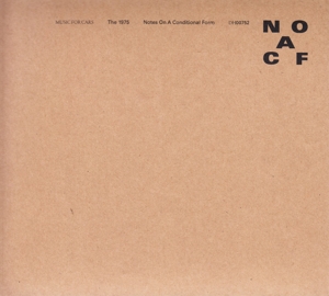 1975 – Notes On a Conditional Form