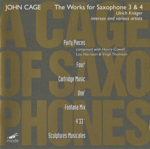 Arditti Quartet, the – John Cage: Cage Edition 42-A Cage of Saxophones 3