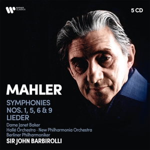 Barbirolli, John – Mahler: Symphonies 1, 5, 6 & 9 / Lieder