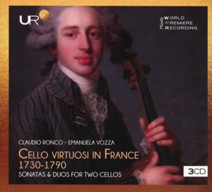 Claudio Ronco & Emanuela Vozza Ronco – Cello Virtuosi In France 1730-1790