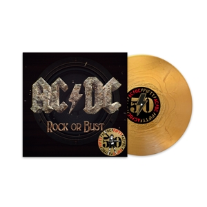 Ac/Dc – Rock or Bust (50th Anniversary Gold Color Vinyl)