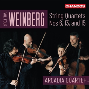 Arcadia Quartet – Weinberg String Quartets Vol. 4