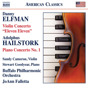 Cameron, Sandy – Elfman: Violin Concerto Eleven Eleven - Hailstork: Piano Concerto No. 1