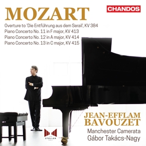 Bavouzet, Jean-Efflam & Manchester Camerata & Gabor Takacs-Nagy – Mozart: Overture To Die Entfuhrung Aus Dem Serail Kv 384 / Piano Concerto No. 11, 12 & 13