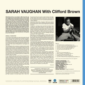 Vaughan, Sarah – With Clifford Brown